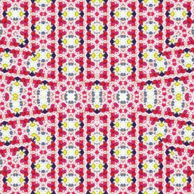 Kusursuz kare desenli. kare desen arkaplanı. Yaratıcı doku. Etnik kökenli. Kaleydoskop deseni