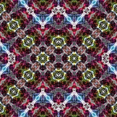 Kusursuz kare desenli. kare desen arkaplanı. Yaratıcı doku. Etnik kökenli. Kaleydoskop deseni