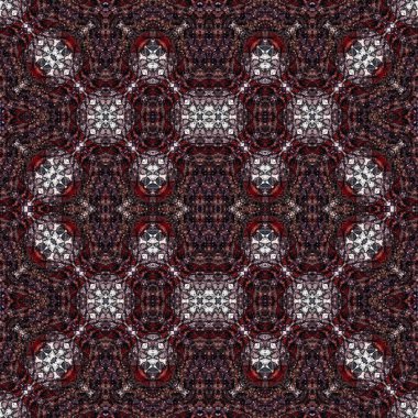 Kusursuz kare desenli. kare desen arkaplanı. Yaratıcı doku. Etnik kökenli. Kaleydoskop deseni