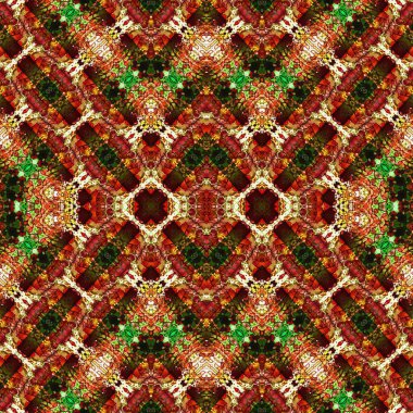 Kusursuz kare desenli. kare desen arkaplanı. Yaratıcı doku. Etnik kökenli. Kaleydoskop deseni