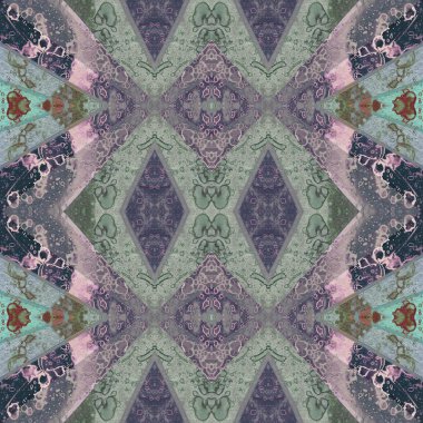 Kusursuz kare desenli. kare desen arkaplanı. Yaratıcı doku. Etnik kökenli. Kaleydoskop deseni