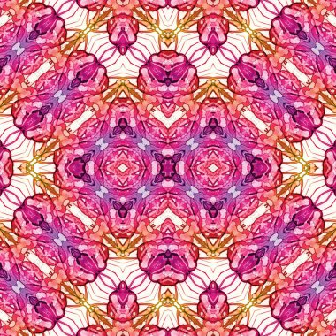 Kusursuz kare desenli. kare desen arkaplanı. Yaratıcı doku. Etnik kökenli. Kaleydoskop deseni