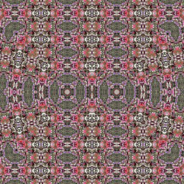 Kusursuz kare desenli. kare desen arkaplanı. Yaratıcı doku. Etnik kökenli. Kaleydoskop deseni