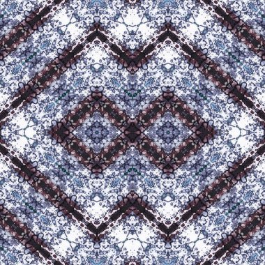 Kusursuz kare desenli. kare desen arkaplanı. Yaratıcı doku. Etnik kökenli. Kaleydoskop deseni