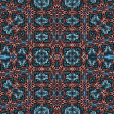 Kusursuz kare desenli. kare desen arkaplanı. Yaratıcı doku. Etnik kökenli. Kaleydoskop deseni