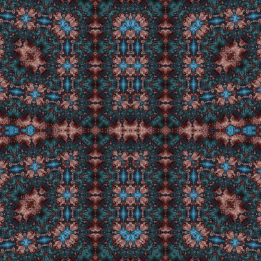 Kusursuz kare desenli. kare desen arkaplanı. Yaratıcı doku. Etnik kökenli. Kaleydoskop deseni