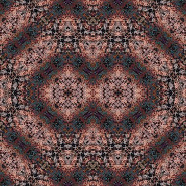 Kusursuz kare desenli. kare desen arkaplanı. Yaratıcı doku. Etnik kökenli. Kaleydoskop deseni