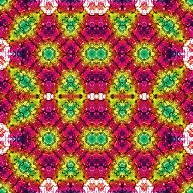 Kusursuz kare desenli. kare desen arkaplanı. Yaratıcı doku. Etnik kökenli. Kaleydoskop deseni