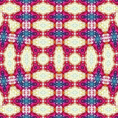 Kusursuz kare desenli. kare desen arkaplanı. Yaratıcı doku. Etnik kökenli. Kaleydoskop deseni