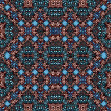 Kusursuz kare desenli. kare desen arkaplanı. Yaratıcı doku. Etnik kökenli. Kaleydoskop deseni