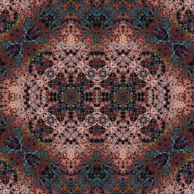 Kusursuz kare desenli. kare desen arkaplanı. Yaratıcı doku. Etnik kökenli. Kaleydoskop deseni