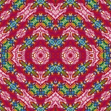 Kusursuz kare desenli. kare desen arkaplanı. Yaratıcı doku. Etnik kökenli. Kaleydoskop deseni