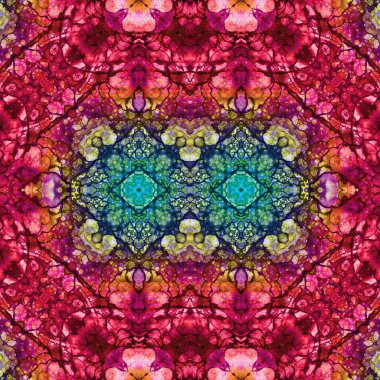 Kusursuz kare desenli. kare desen arkaplanı. Yaratıcı doku. Etnik kökenli. Kaleydoskop deseni