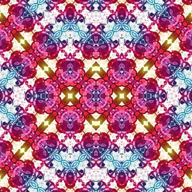 Kusursuz kare desenli. kare desen arkaplanı. Yaratıcı doku. Etnik kökenli. Kaleydoskop deseni