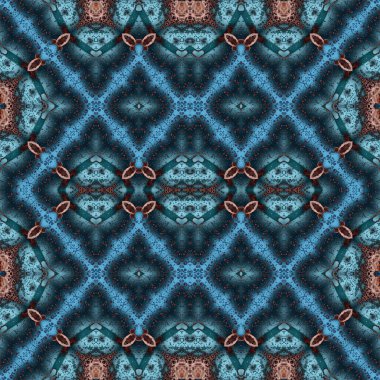 Kusursuz kare desenli. kare desen arkaplanı. Yaratıcı doku. Etnik kökenli. Kaleydoskop deseni