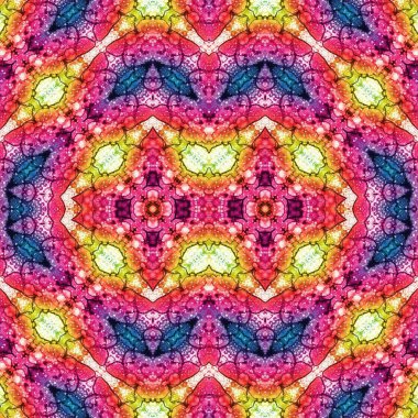 Kusursuz kare desenli. kare desen arkaplanı. Yaratıcı doku. Etnik kökenli. Kaleydoskop deseni