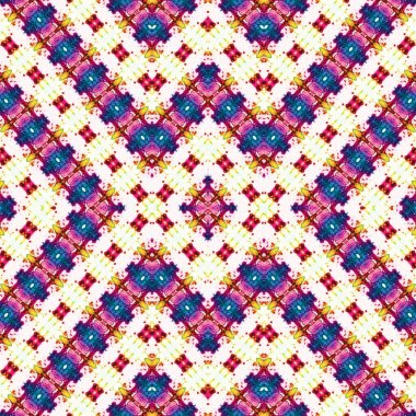 Kusursuz kare desenli. kare desen arkaplanı. Yaratıcı doku. Etnik kökenli. Kaleydoskop deseni