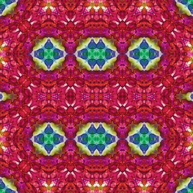 Kusursuz kare desenli. kare desen arkaplanı. Yaratıcı doku. Etnik kökenli. Kaleydoskop deseni