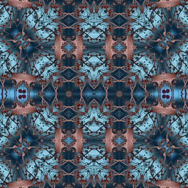 Kusursuz yaratıcı model. Kaotik doku arka planı. Sanat dokusu. Mandala arkaplanı