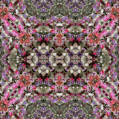 Kusursuz yaratıcı model. Kaotik doku arka planı. Sanat dokusu. Mandala arkaplanı