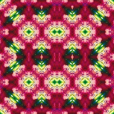 Kusursuz kare desenli. kare desen arkaplanı. Yaratıcı doku. Etnik kökenli. Kaleydoskop deseni