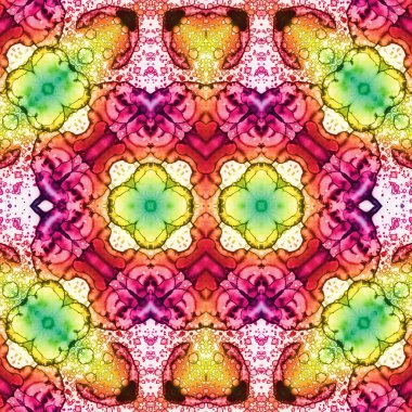 Kusursuz yaratıcı model. Kaotik doku arka planı. Sanat dokusu. Mandala arkaplanı