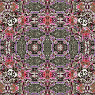 Kusursuz kare desenli. kare desen arkaplanı. Yaratıcı doku. Etnik kökenli. Kaleydoskop deseni