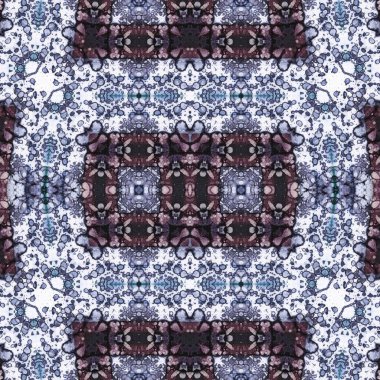 Kusursuz kare desenli. kare desen arkaplanı. Yaratıcı doku. Etnik kökenli. Kaleydoskop deseni