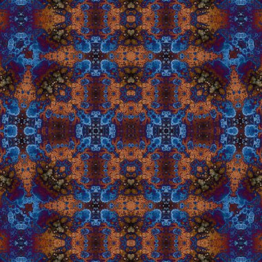 Kusursuz kare desenli. kare desen arkaplanı. Yaratıcı doku. Etnik kökenli. Kaleydoskop deseni