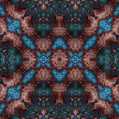 Kusursuz kare desenli. kare desen arkaplanı. Yaratıcı doku. Etnik kökenli. Kaleydoskop deseni