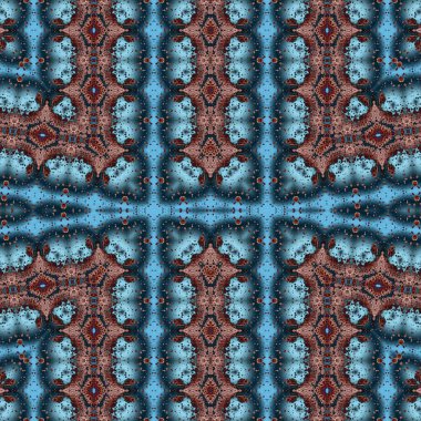 Kusursuz kare desenli. kare desen arkaplanı. Yaratıcı doku. Etnik kökenli. Kaleydoskop deseni