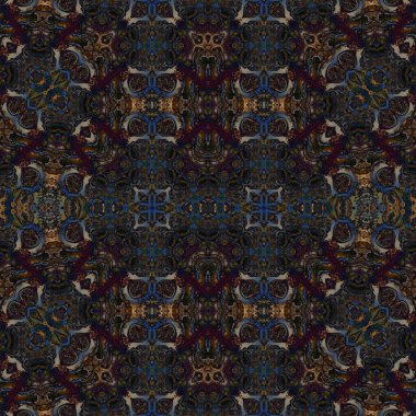 Kusursuz yaratıcı model. Kaotik doku arka planı. Sanat dokusu. Mandala arkaplanı