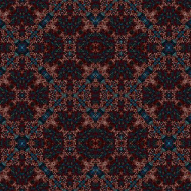 Kusursuz kare desenli. kare desen arkaplanı. Yaratıcı doku. Etnik kökenli. Kaleydoskop deseni