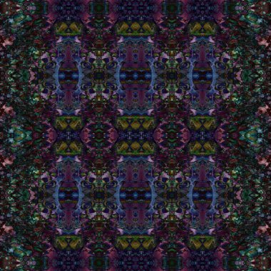 Kusursuz kare desenli. kare desen arkaplanı. Yaratıcı doku. Etnik kökenli. Kaleydoskop deseni