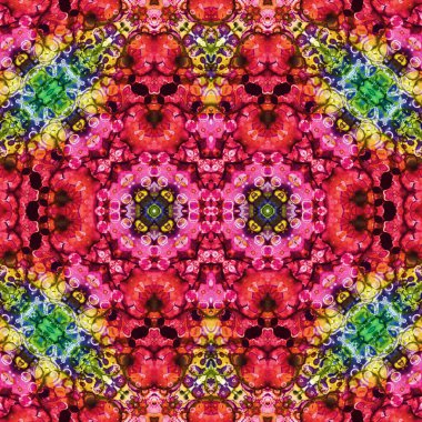 Kusursuz kare desenli. kare desen arkaplanı. Yaratıcı doku. Etnik kökenli. Kaleydoskop deseni