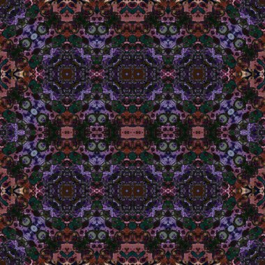 Kusursuz kare desenli. kare desen arkaplanı. Yaratıcı doku. Etnik kökenli. Kaleydoskop deseni