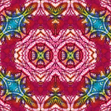 Kusursuz kare desenli. kare desen arkaplanı. Yaratıcı doku. Etnik kökenli. Kaleydoskop deseni