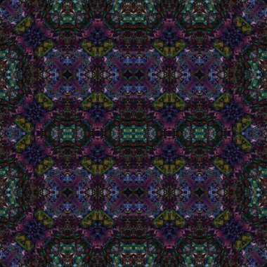 Kusursuz kare desenli. kare desen arkaplanı. Yaratıcı doku. Etnik kökenli. Kaleydoskop deseni