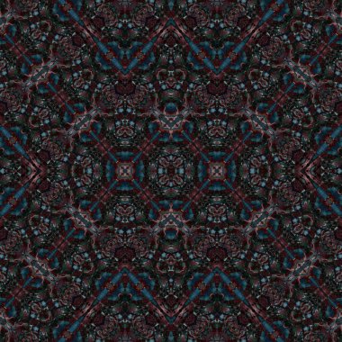 Kusursuz kare desenli. kare desen arkaplanı. Yaratıcı doku. Etnik kökenli. Kaleydoskop deseni