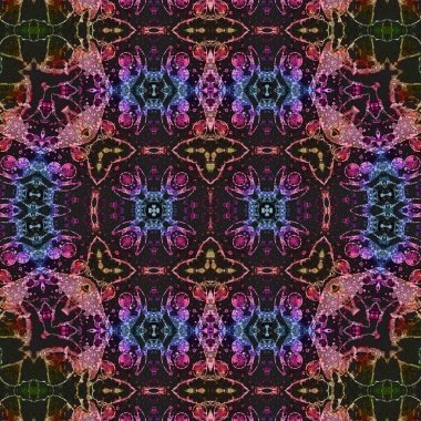 Kusursuz yaratıcı model. Kaotik doku arka planı. Sanat dokusu. Mandala arkaplanı