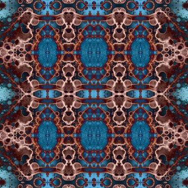 Kusursuz kare desenli. kare desen arkaplanı. Yaratıcı doku. Etnik kökenli. Kaleydoskop deseni