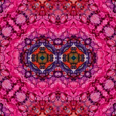 Kusursuz kare desenli. kare desen arkaplanı. Yaratıcı doku. Etnik kökenli. Kaleydoskop deseni