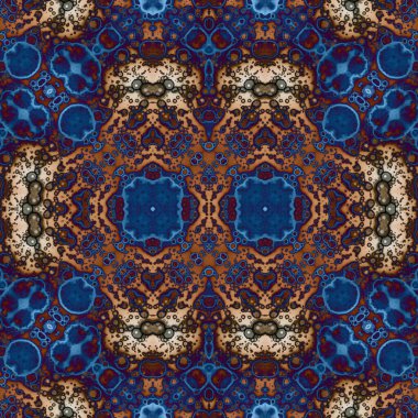 Kusursuz kare desenli. kare desen arkaplanı. Yaratıcı doku. Etnik kökenli. Kaleydoskop deseni