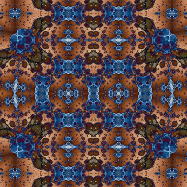 Kusursuz kare desenli. kare desen arkaplanı. Yaratıcı doku. Etnik kökenli. Kaleydoskop deseni