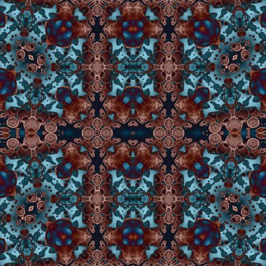 Kusursuz yaratıcı model. Kaotik doku arka planı. Sanat dokusu. Mandala arkaplanı