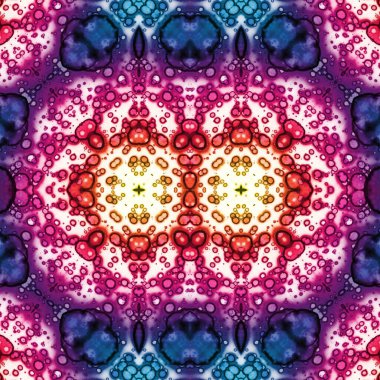 Kusursuz kare desenli. kare desen arkaplanı. Yaratıcı doku. Etnik kökenli. Kaleydoskop deseni