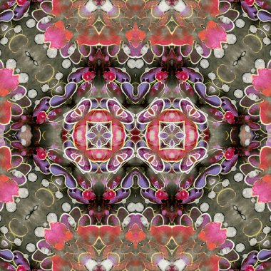 Kusursuz kare desenli. kare desen arkaplanı. Yaratıcı doku. Etnik kökenli. Kaleydoskop deseni