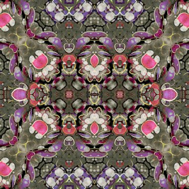 Kusursuz yaratıcı model. Kaotik doku arka planı. Sanat dokusu. Mandala arkaplanı