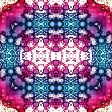 Kusursuz kare desenli. kare desen arkaplanı. Yaratıcı doku. Etnik kökenli. Kaleydoskop deseni