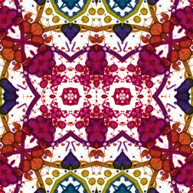 Kusursuz yaratıcı model. Kaotik doku arka planı. Sanat dokusu. Mandala arkaplanı